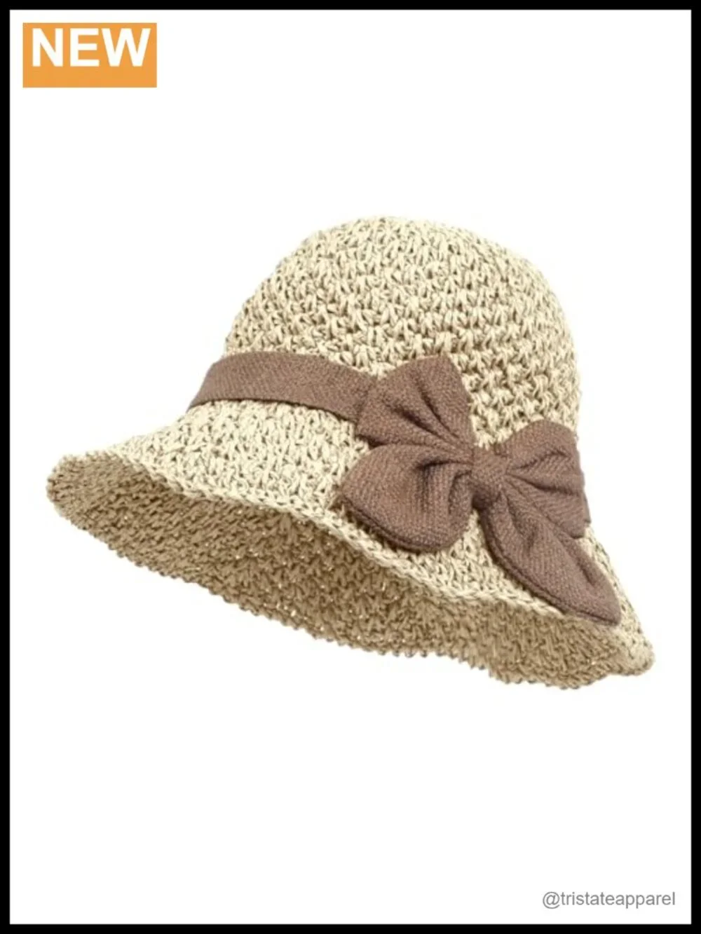 Women's Foldable Sun Straw Hat Wide Brim UPF 50+ Breathable Paper Straw Bucket
